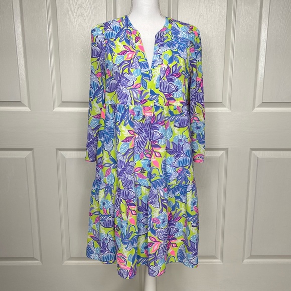 Lilly Pulitzer Martine Dress in Dew Drop Stay Fly Size S NWT - Picture 5 of 13